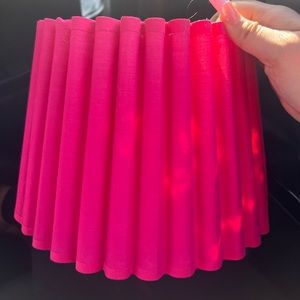 Pink lamp top
